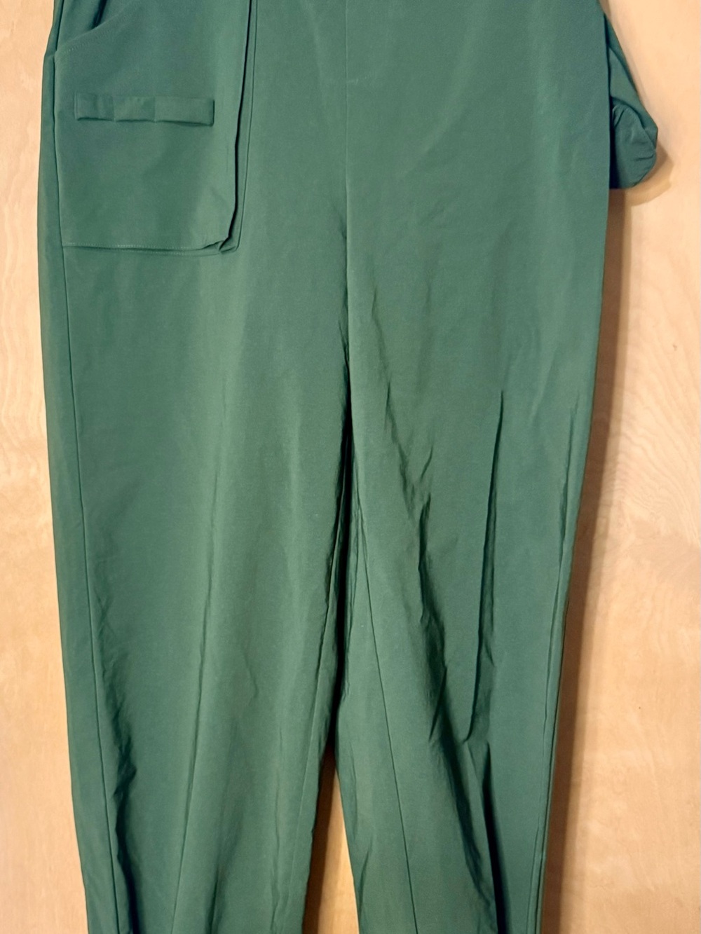 HALARA Forest Green Tailored Tapered Trousers